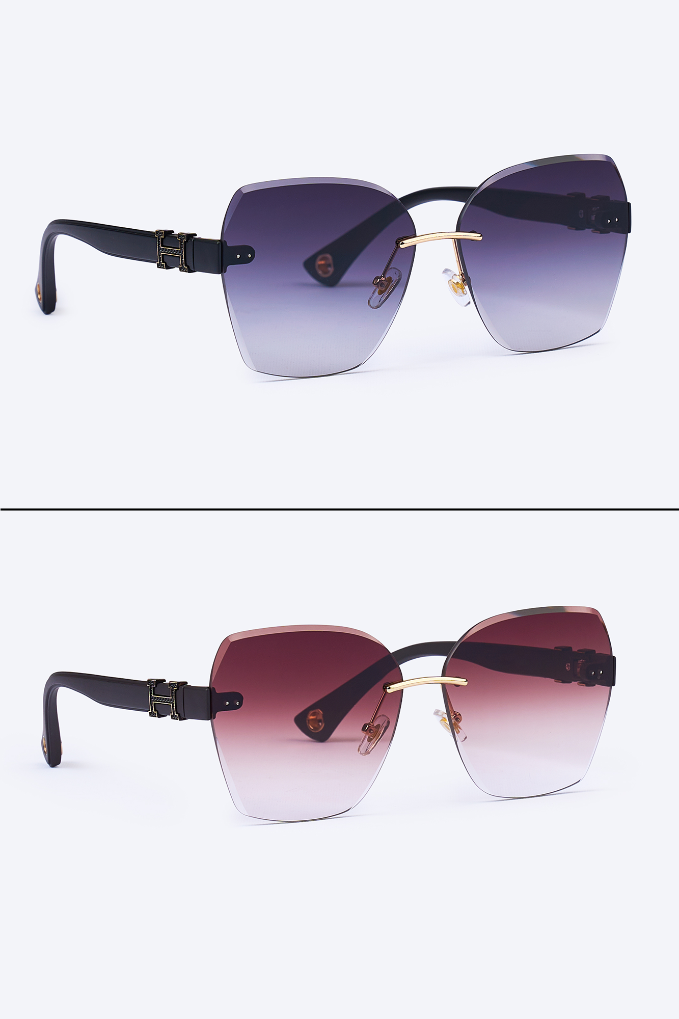 #BryseeAD Set 2 Perechi de Ochelari Dama 1+1