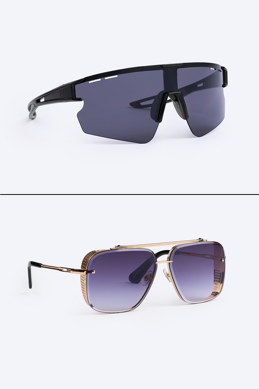 #BryseeL Set 2 Perechi de Ochelari Barbati 1+1