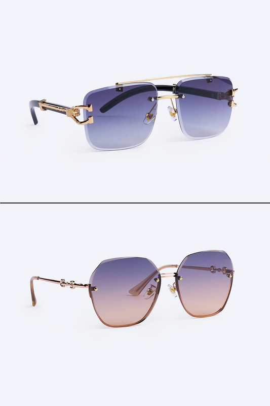 #BryseeQ Set 2 Perechi de Ochelari Barbati + Dama 1+1