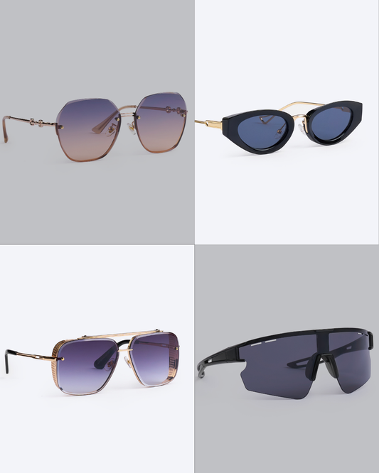 #BryseeA Set 4 Perechi de Ochelari 2 Dama + 2 Barbati