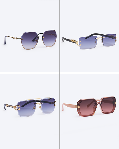 #BryseeB Set 4 Perechi de Ochelari 2 Dama + 2 Barbati