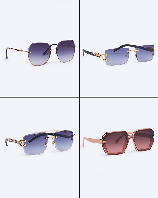 #BryseeB Set 4 Perechi de Ochelari 2 Dama + 2 Barbati
