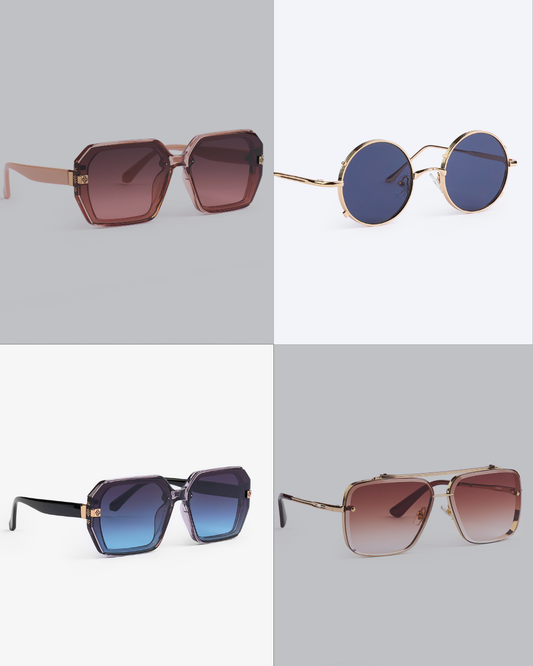 #BryseeC Set 4 Perechi de Ochelari Dama 2+2