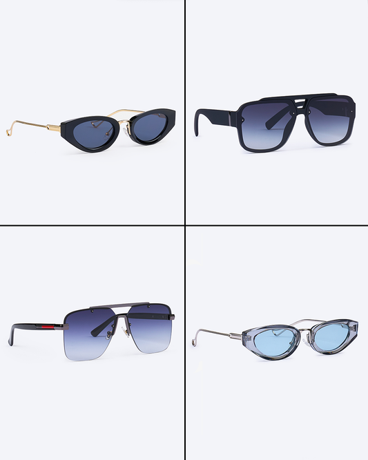 #BryseeZ Set 4 Perechi de Ochelari 2 Dama + 2 Barbati