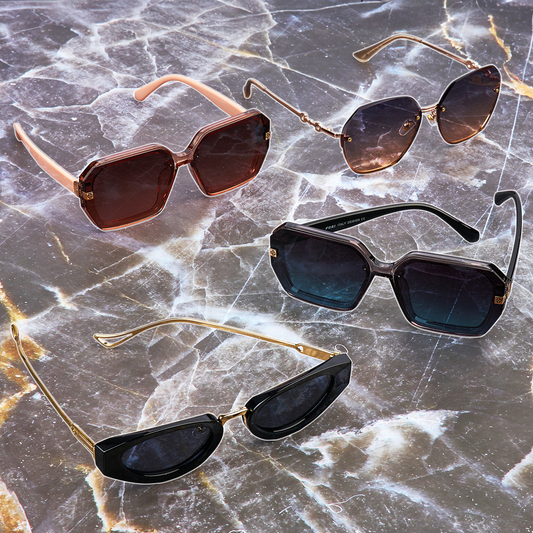 #BryseeD Set 4 Perechi de Ochelari Dama 2+2