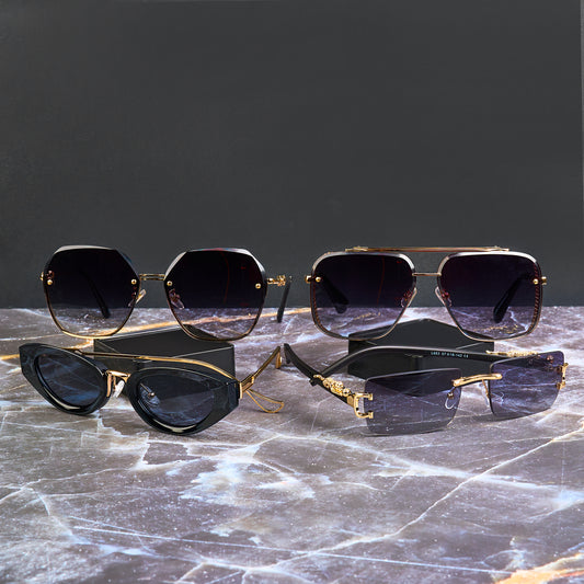 Pachet Premium Ochelari de Soare 2+2