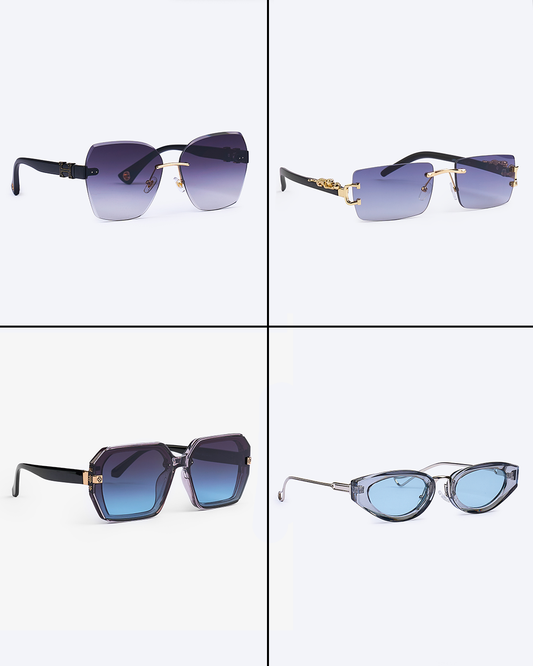 #BryseeS Set 4 Perechi de Ochelari Dama 2+2